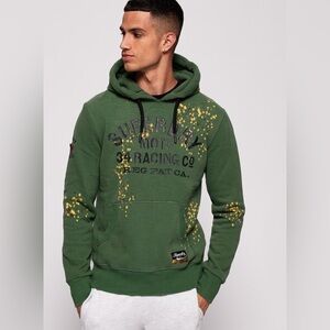 Superdry Custom 3rd Street Distressed Men's Hoodie‎